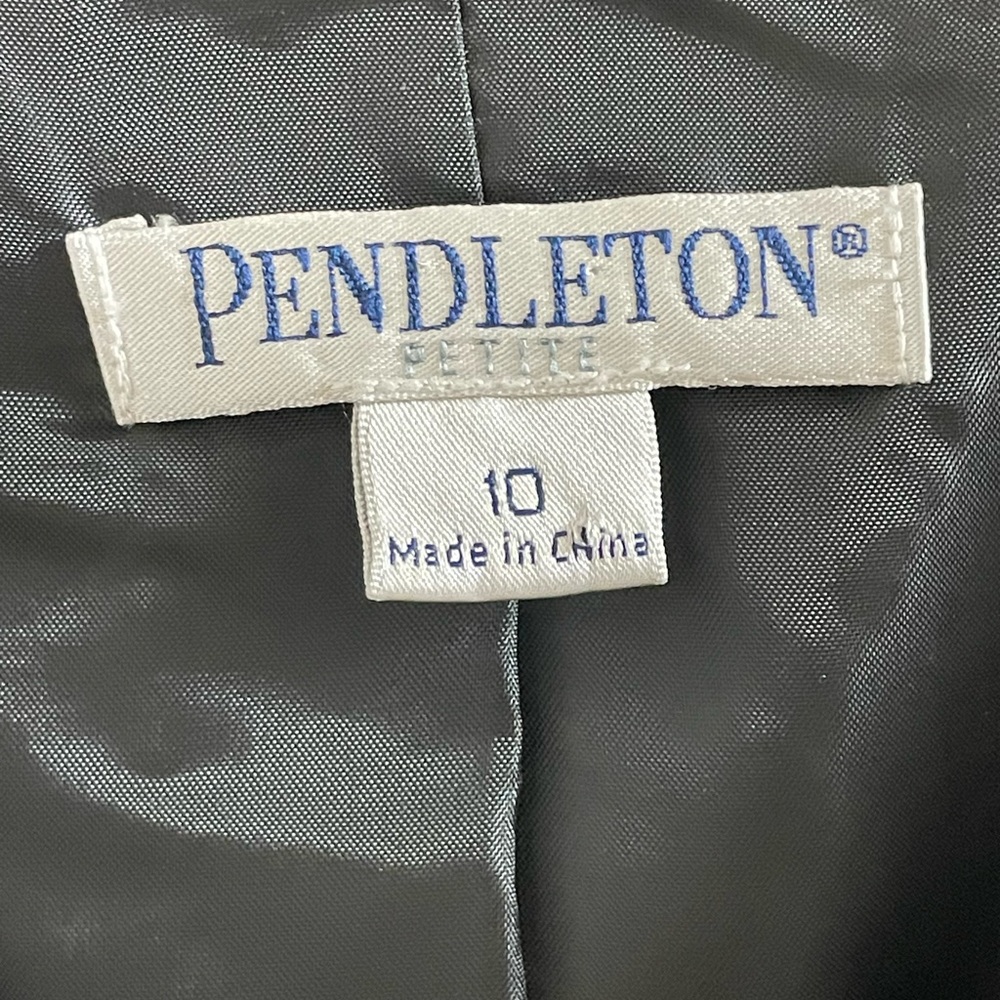 Pendleton Petites / Tweed Coat Jacket - image 4